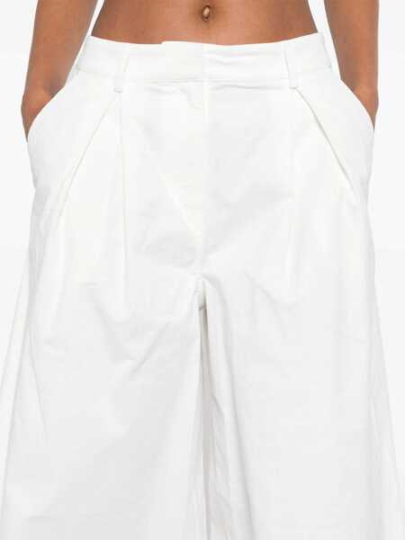 Pantaloni casual THE GARMENT The Garment Trousers WHITE Femei (BM 16938333) 5