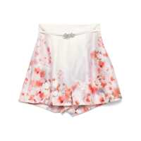 Pantaloni casual Zimmermann White Silk Shorts Femei