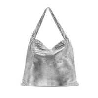 Genti de umar Rabanne Bag With Silver-Tone Mesh Panels With Metallic Effect Femei
