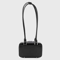 Genti de umar Self-Portrait Dama - Genti de umar Self-Portrait Self-Portrait Black Leather Shoulder Bag Black Femei (BM 16940424) - B-mall.ro