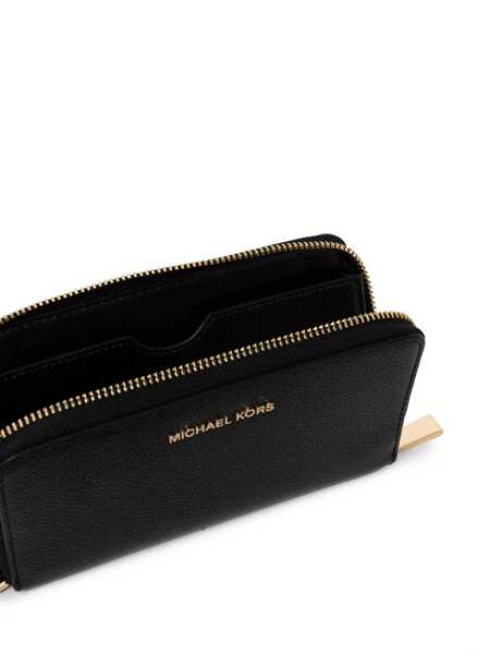 Portofele Michael Kors Michael Kors Leather Wallet Black Femei (BM 16940793) 5