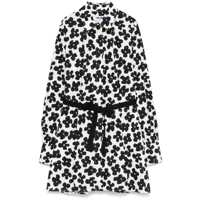 Rochii Msgm Short Floral Dress With A Waist Belt Femei