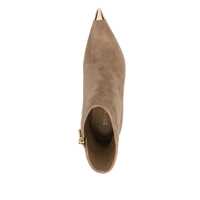 Bocanci Michael Kors Dama - Bocanci Michael Kors Michael Kors Suede Ankle Boots With Golden Metal Toe Beige Femei (BM 16941249) - B-mall.ro