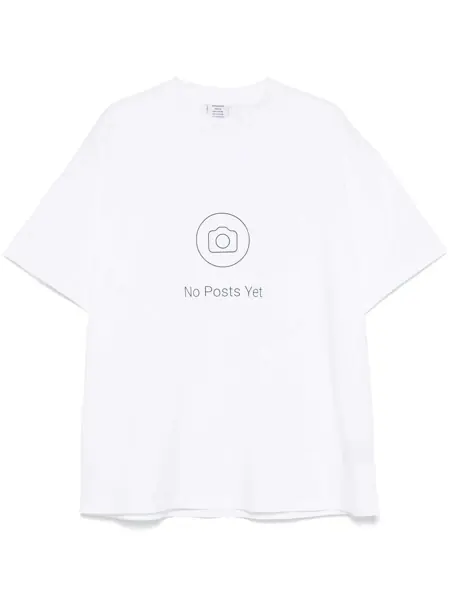 Tricouri Vetements Vetements T-Shirt WHITE Barbati (BM 16941330) 1