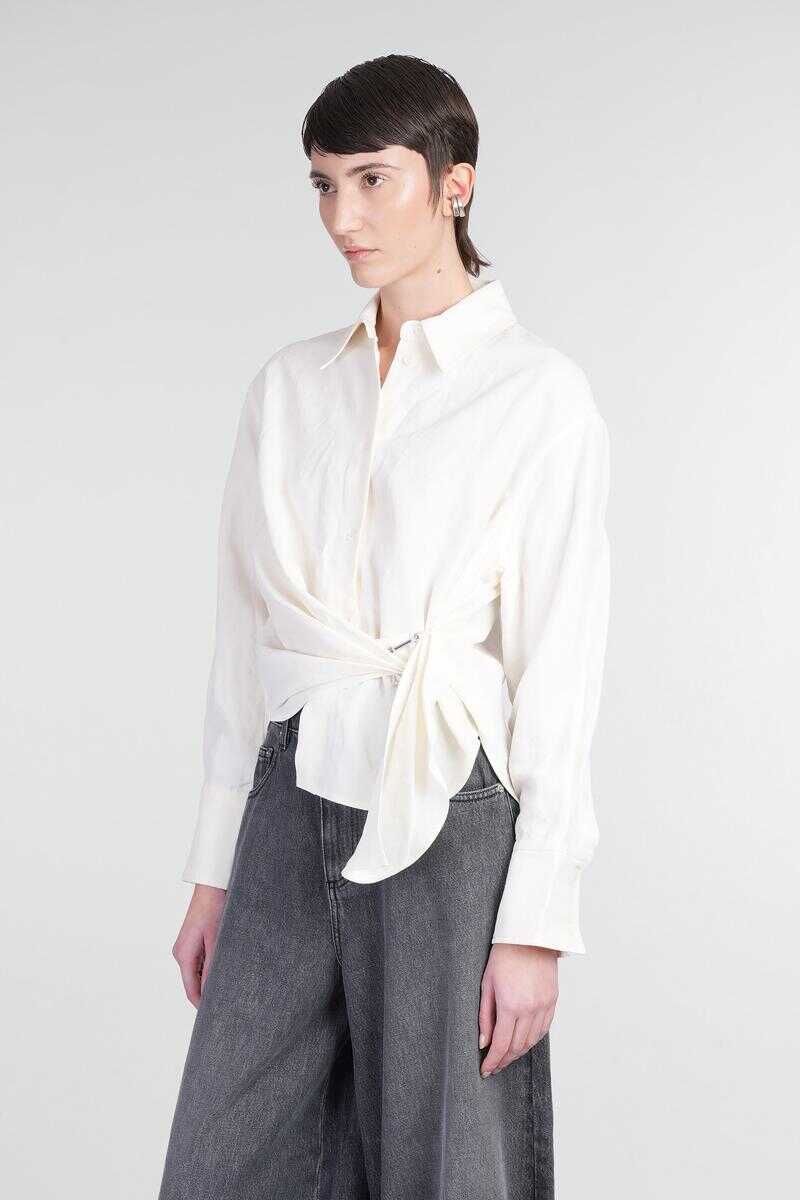 Camasi JW Anderson JW Anderson Shirt WHITE Femei (BM 16941426) 4
