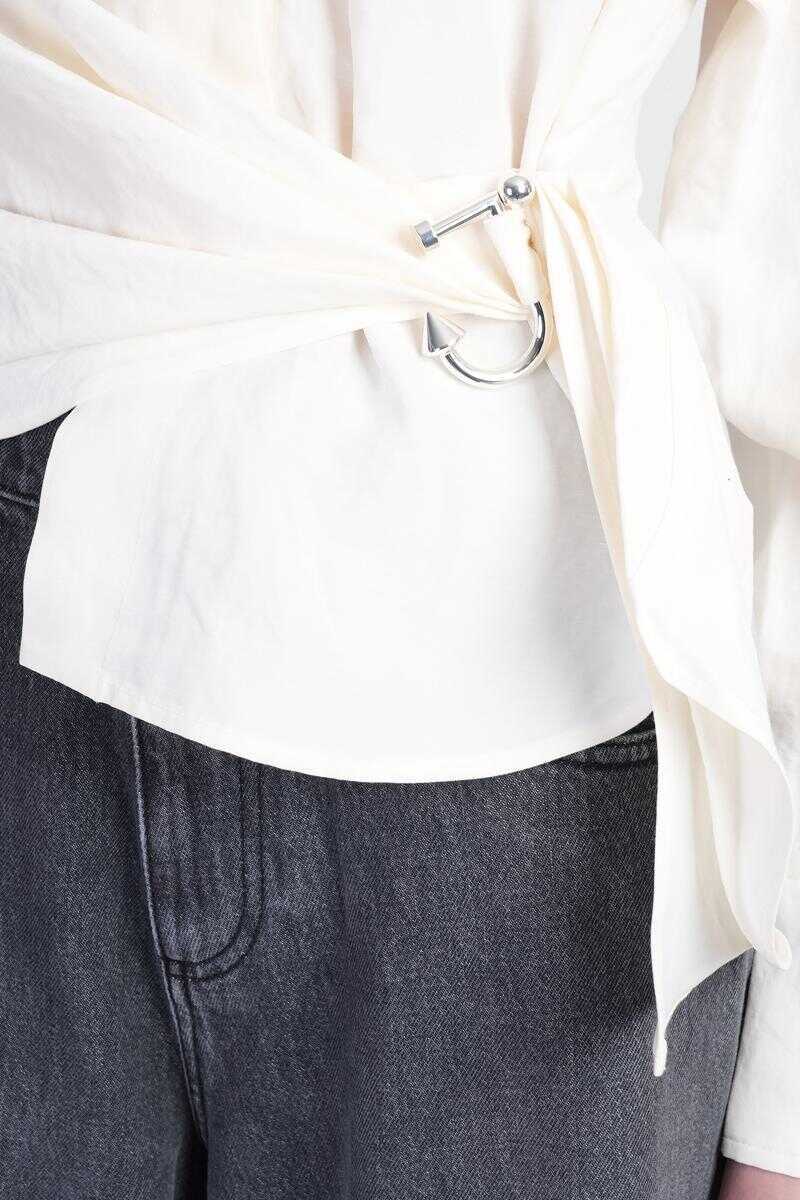 Camasi JW Anderson JW Anderson Shirt WHITE Femei (BM 16941426) 5