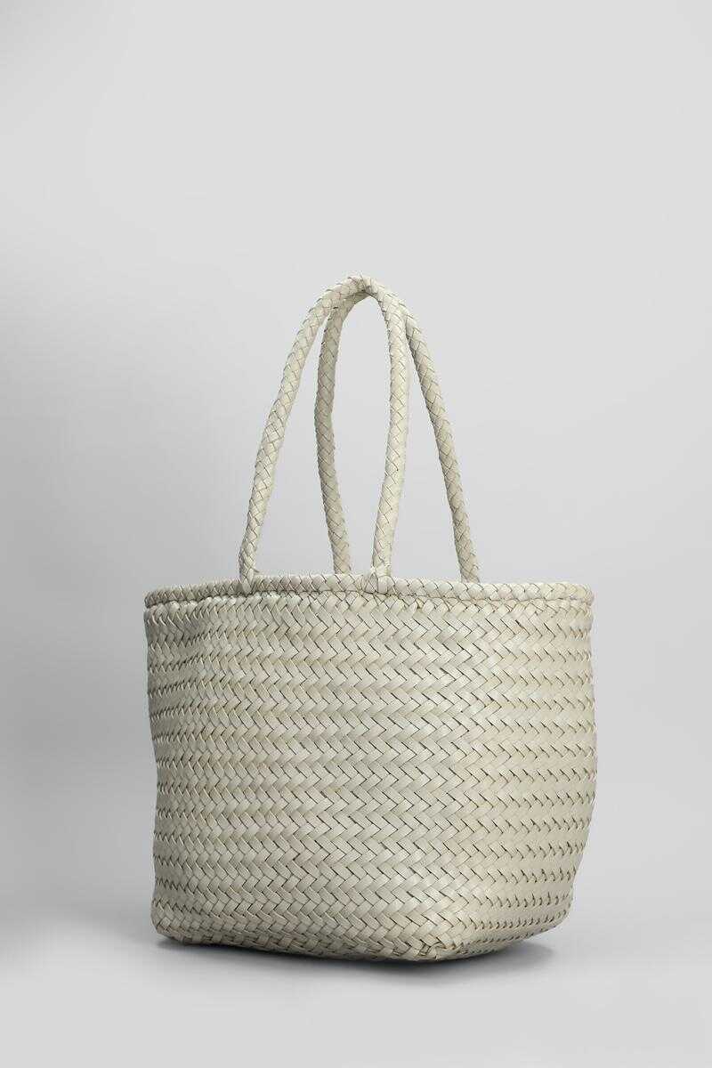 Genti de mana DRAGON DIFFUSION Dragon Diffusion Grace Basket Small Tote Beige Femei (BM 16941444) 2