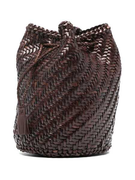 Genti de umar DRAGON DIFFUSION Dragon Diffusion Pompom Double Jump Shoulder Bag BROWN Femei (BM 16941447) 3