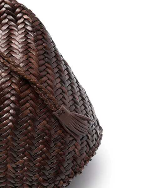 Genti de umar DRAGON DIFFUSION Dragon Diffusion Pompom Double Jump Shoulder Bag BROWN Femei (BM 16941447) 4