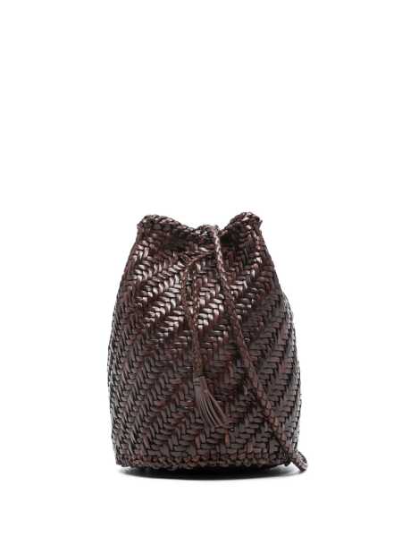 Genti de umar DRAGON DIFFUSION Dragon Diffusion Pompom Double Jump Shoulder Bag BROWN Femei (BM 16941447) 1