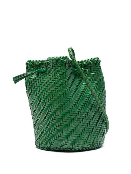 Genti de umar DRAGON DIFFUSION Dragon Diffusion Pompom Double Jump Shoulder Bag GREEN Femei (BM 16941450) 1