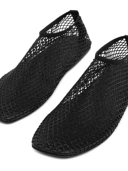 Balerini CHRISTOPHER ESBER Christopher Esber Minette Crystal Mesh Ballet Flats Black Femei (BM 16941675) 5