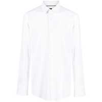 Camasi Boss White Fitted Shirt Hank Barbati