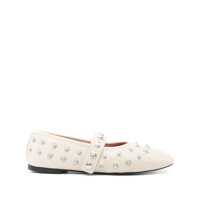Balerini Stella McCartney Ivory Ballerina Flats Embellished Femei