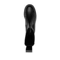 Bocanci Alexander McQueen Dama - Bocanci Alexander McQueen Alexander McQueen Black Glossy Leather Ankle Boots With Tank Sole Black Femei (BM 16945620) - B-mall.ro