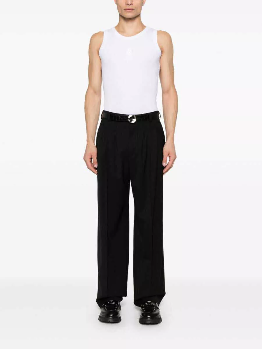 Topuri Alexander McQueen Alexander McQueen T-Shirts And Polos OPTICAL WHITE Barbati (BM 16945740) 4
