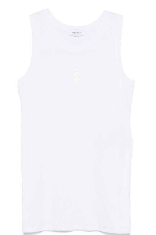 Topuri Alexander McQueen Alexander McQueen T-Shirts And Polos OPTICAL WHITE Barbati (BM 16945740) 5