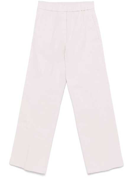 Pantaloni casual forteforte ForteForte My Pants Trousers In Cotton PINK Femei (BM 16946145) 1