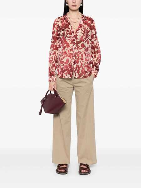 Pantaloni casual forteforte ForteForte My Pants Trousers In Cotton Beige Femei (BM 16946148) 2