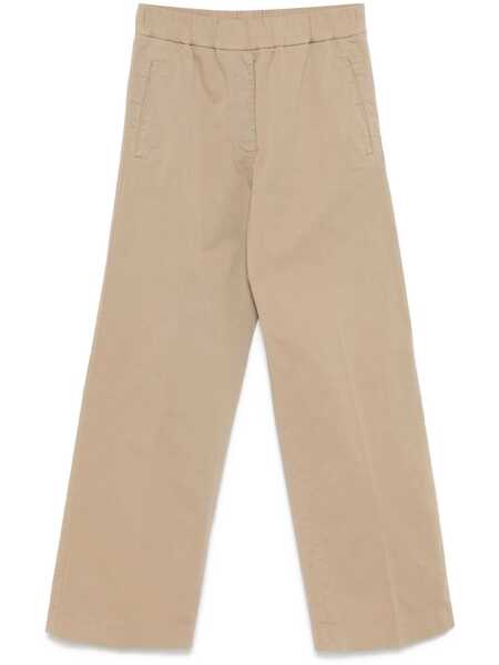 Pantaloni casual forteforte ForteForte My Pants Trousers In Cotton Beige Femei (BM 16946148) 1