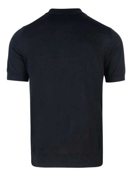 Tricouri Polo Paolo Pecora Paolo Pecora Polo Shirt Black Barbati (BM 16946154) 2