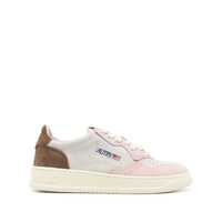 Sneakers Autry Medalist Beige And Brown Sneakers With Suede Femei