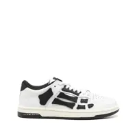 Sneakers Amiri White Leather Sneakers With Black Details Femei