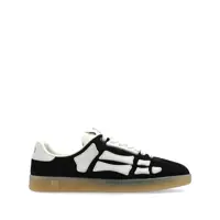 Sneakers Amiri Black Leather Sneakers With White Details Femei