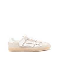 Sneakers Amiri Beige Leather Sneakers With White Details Femei