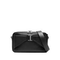 Genti de umar Dolce & Gabbana Black Leather Crossbody Bag Barbati