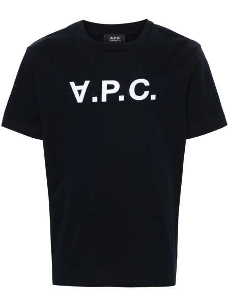 Topuri A.P.C. A.P.C. T-Shirts And Polos BLUE Barbati (BM 16951200) 1
