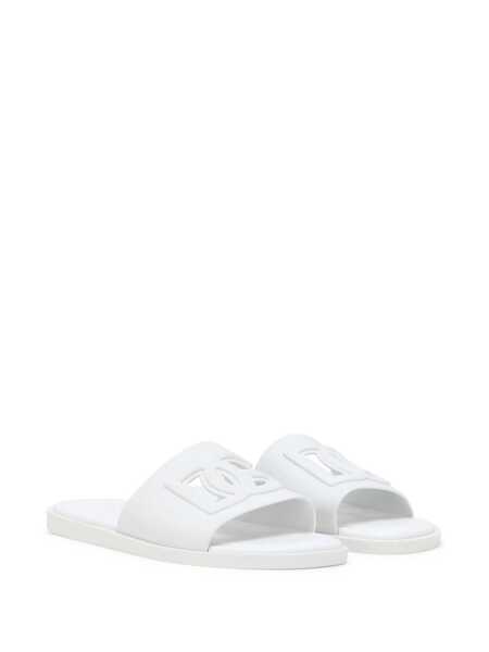 Mocasini Dolce & Gabbana White Sandals With Logo Detail In Rubber Man WHITE Barbati (BM 16951608) 2