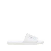 Mocasini White Sandals With Logo Detail In Rubber Man Barbati