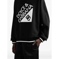 Pulovere Dolce & Gabbana pentru Barbati - Pulovere Dolce & Gabbana Dolce & Gabbana Logo Print Sweatshirt Black Barbati (BM 16955013) - B-mall.ro