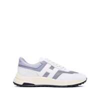 Sneakers Hogan Leather Sneakers In White And Grey Barbati
