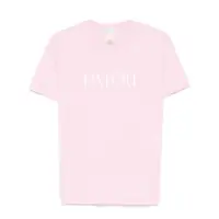 Tricouri Patou Pink T-Shirt With Logo Print On The Chest Femei