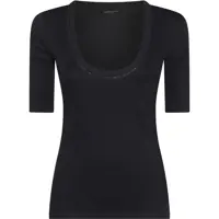 Tricouri Fabiana Filippi Cotton T-Shirt Femei