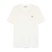 Tricouri Stone Island Avory Cotton T-Shirt With Logo Embroidery Barbati
