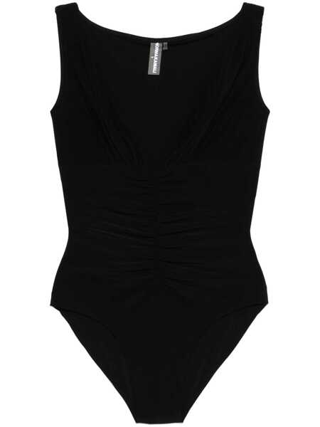 Body-uri NORMA KAMALI Norma Kamali V-Necked Bodysuit Black Femei (BM 16960890) 1