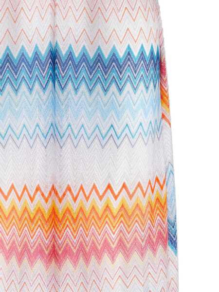 Pantaloni casual MISSONI BEACHWEAR Missoni Multicolor Viscose Pants RED Femei (BM 16962447) 2