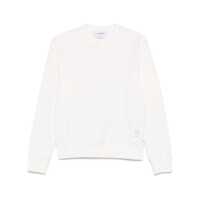 Pulovere Thom Browne Thom Browne White Cotton Sweatshirt