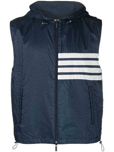 Geci Thom Browne Thom Browne Jackets BLUE Barbati (BM 16963077) 1