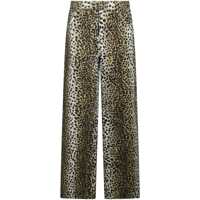 Pantaloni casual Blumarine Multicolor Brown Pants Femei