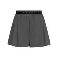 Pantaloni casual Marni Grey Pleated Shorts With Elastic Waistband Femei