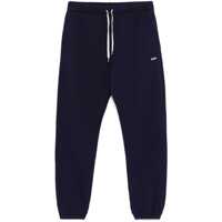 Pantaloni de trening Autry Blue Cotton Sweatpants With White Logo Barbati
