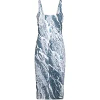 Rochii Roberto Cavalli Blue Dress Femei
