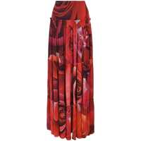 Fuste Roberto Cavalli Red Viscose Skirt Femei