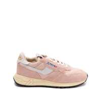 Sneakers Autry Reelwind Sneakers In Pink And White With Suede Femei