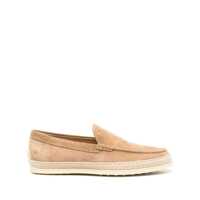 Sandale Tod'S Suede Calf Leather Loafer In Beige Barbati
