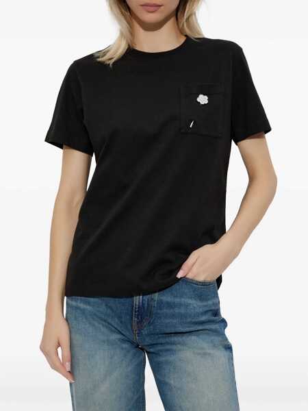 Tricouri Kenzo Boke Flower Pin T-Shirt BLACK Femei (BM 16974310) 3